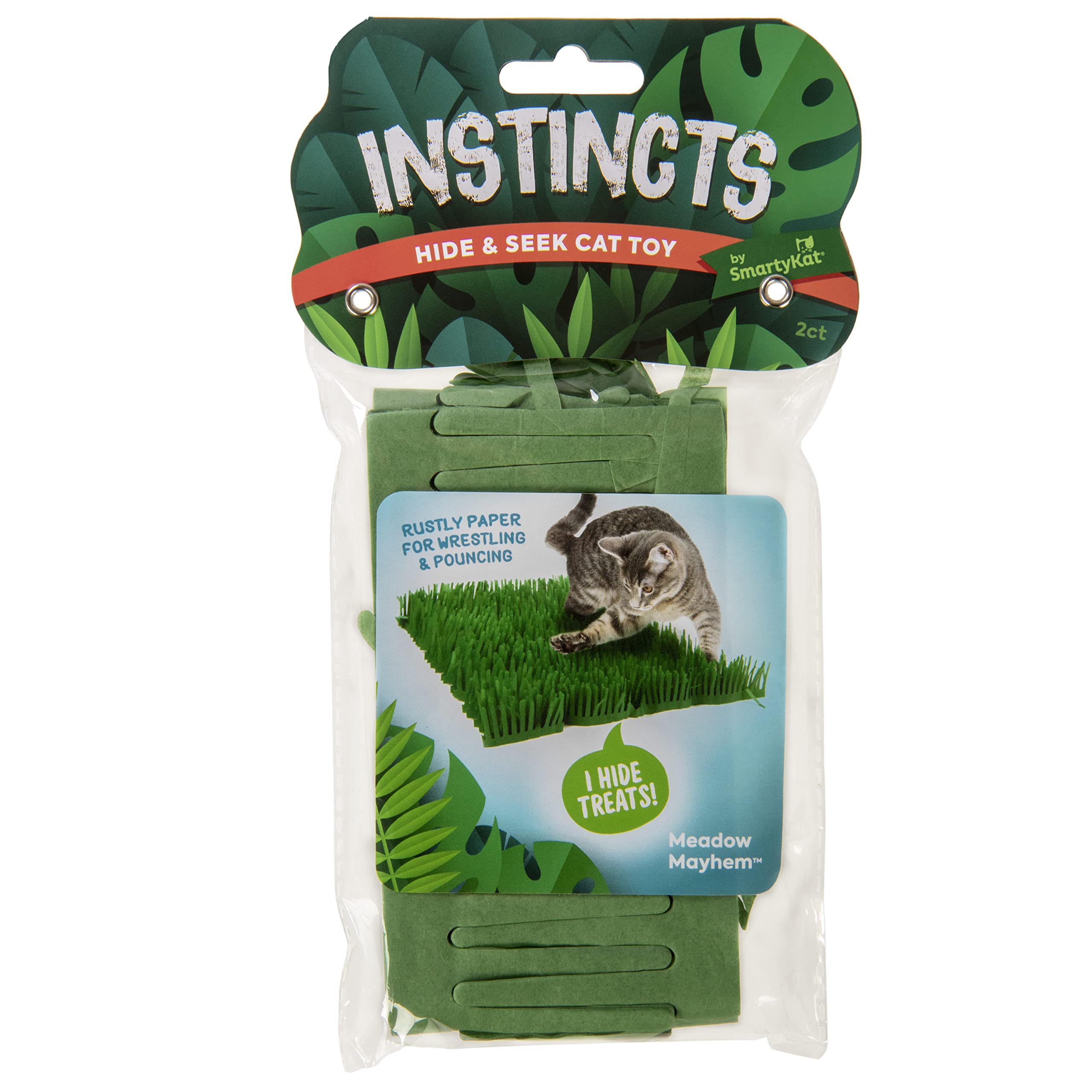 Amazon.com : Instincts by SmartyKat 2-Pack Meadow Mayhem Hide